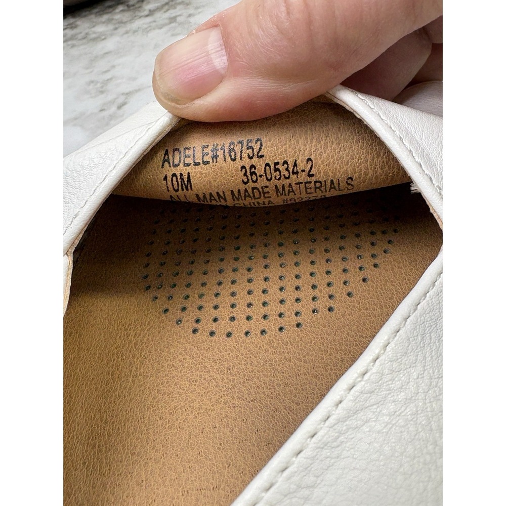 Comfortview Adele White Slingback Espadrille Sand… - image 5